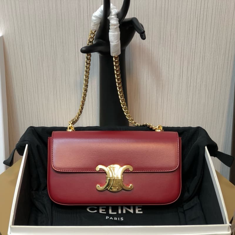 CELINE bags | Shiny Calfskin Chain Bag | 20.5 × 10.5 × 4cm | 197993 | 06002