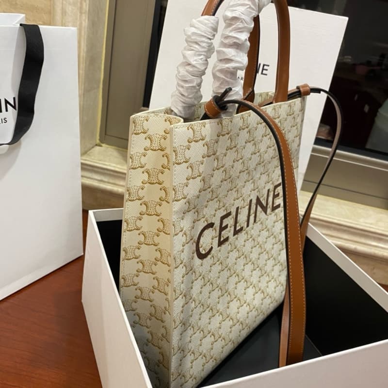 CELINE bags | Classic Triomphe Canvas Print Series | Printed Tote | 28.5×32×8cm | 191542 | 06018