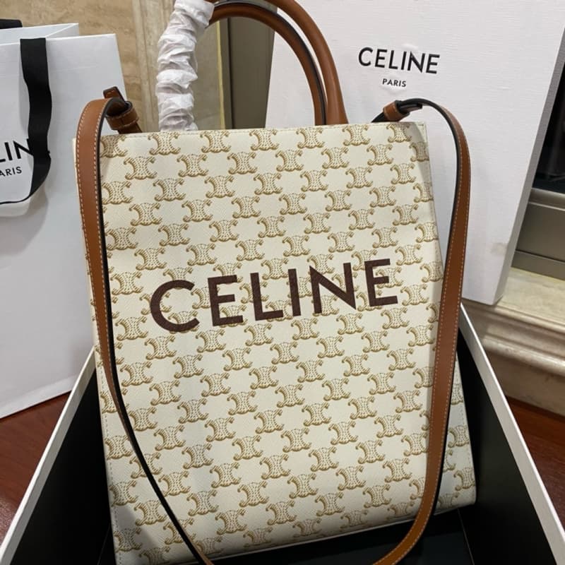 CELINE bags | Classic Triomphe Canvas Print Series | Printed Tote | 28.5×32×8cm | 191542 | 06018