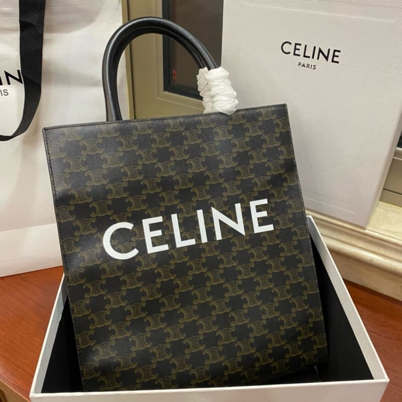 CELINE bags | Classic Triomphe Canvas Print Series | Printed Tote | 28.5×32×8cm | 191542 | 06018