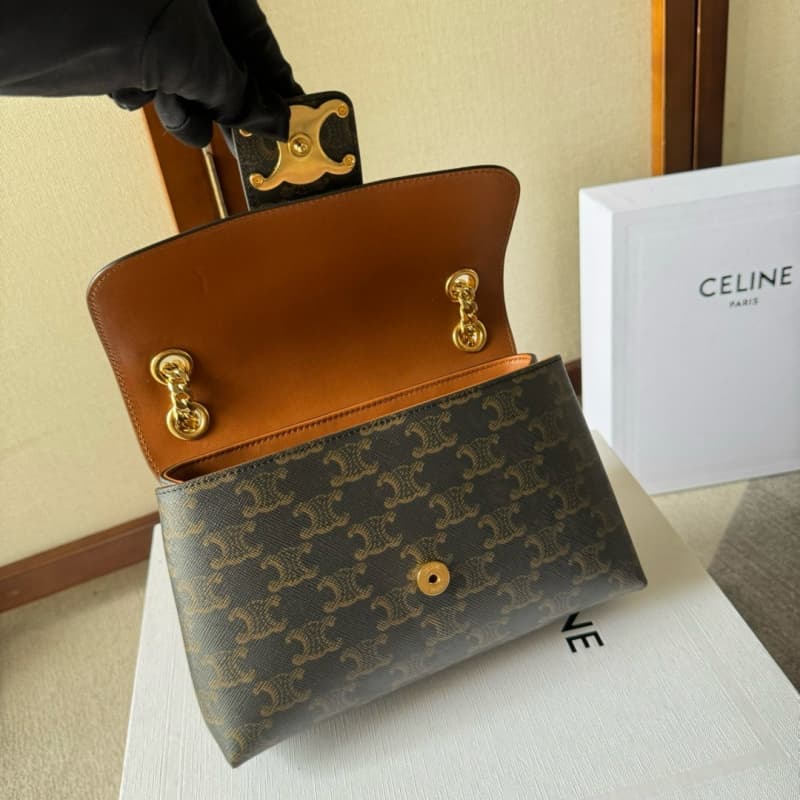 CELINE bags | TEEN VICTOIRE Small Soft Calfskin Leather Handbag | 23.5×14×8cm | 116592 | 06028