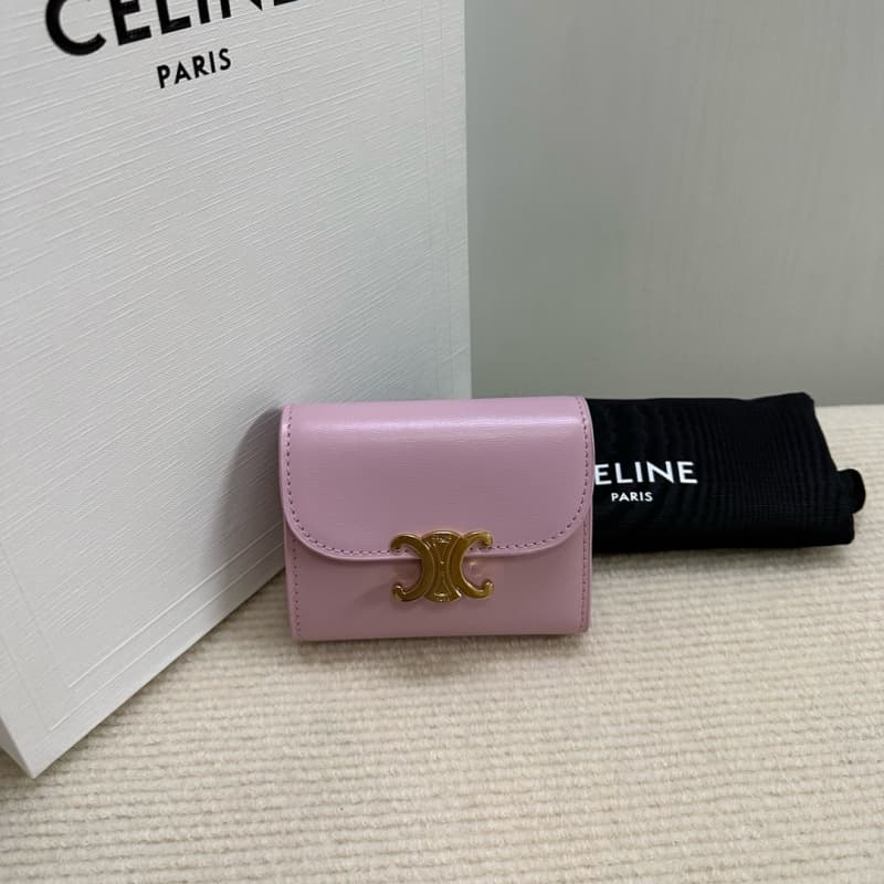 CELINE bags | Celine Shiny Smooth Sheepskin Flap Wallet | 10.5×9cm | 10D783 | 06035