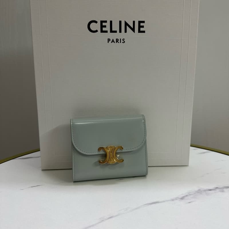 CELINE bags | Celine Shiny Smooth Sheepskin Flap Wallet | 10.5×9cm | 10D783 | 06035