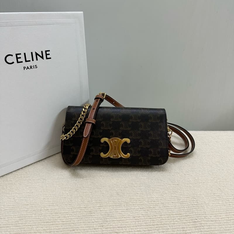 CELINE bags | TRIOMPHE CANVAS Logo Print | 20.5×11×4cm | 10L972 | 06038