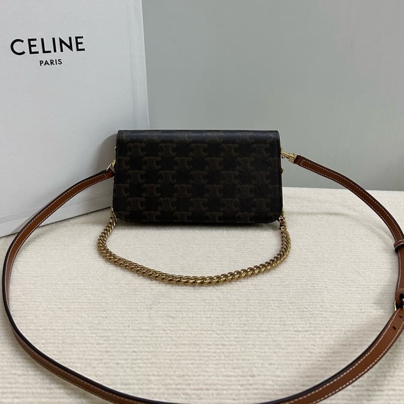 CELINE bags | TRIOMPHE CANVAS Logo Print | 20.5×11×4cm | 10L972 | 06038