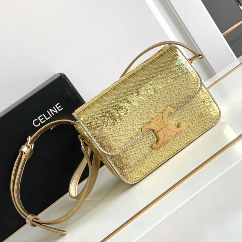 CELINE bags | CELIN Teen Triomphe Handbag | 18.5×14×6cm | 188423 | 06045