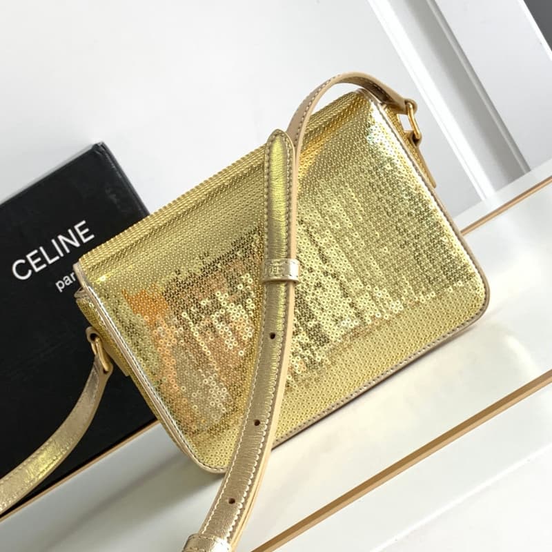 CELINE bags | CELIN Teen Triomphe Handbag | 18.5×14×6cm | 188423 | 06045