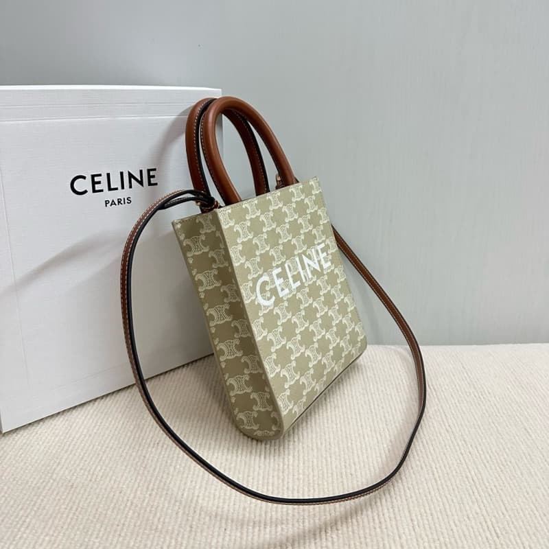 CELINE bags | CELINE Triomphe Mini Cabas Bag | 17×20×5cm | 194372 | 06048