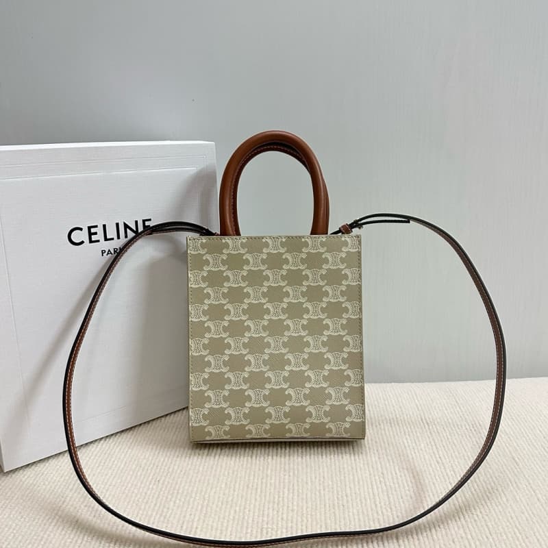 CELINE bags | CELINE Triomphe Mini Cabas Bag | 17×20×5cm | 194372 | 06048