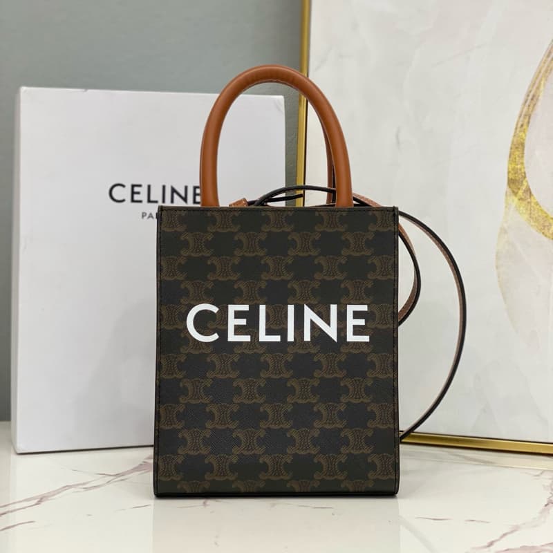 CELINE bags | CELINE Triomphe Mini Cabas Bag | 17×20×5cm | 194372 | 06048