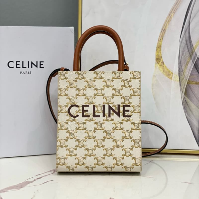 CELINE bags | CELINE Triomphe Mini Cabas Bag | 17×20×5cm | 194372 | 06048