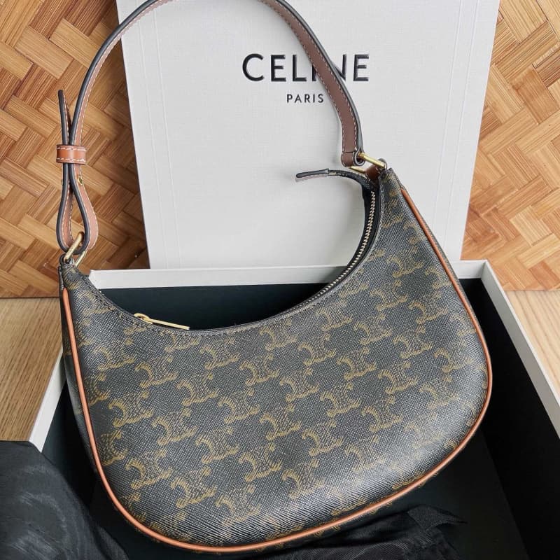 CELINE bags | CELINE AVA TRIOMPHE Canvas Handbag | 23×14×7cm | 193952 | 06054