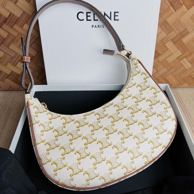 CELINE bags | CELINE AVA TRIOMPHE Canvas Handbag | 23×14×7cm | 193952 | 06054