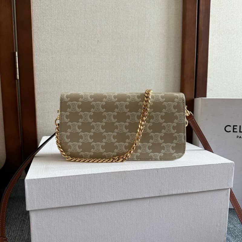 CELINE bags | TRIOMPHE CANVAS Logo Print | 20.5×11×4cm | 110972 | 06066