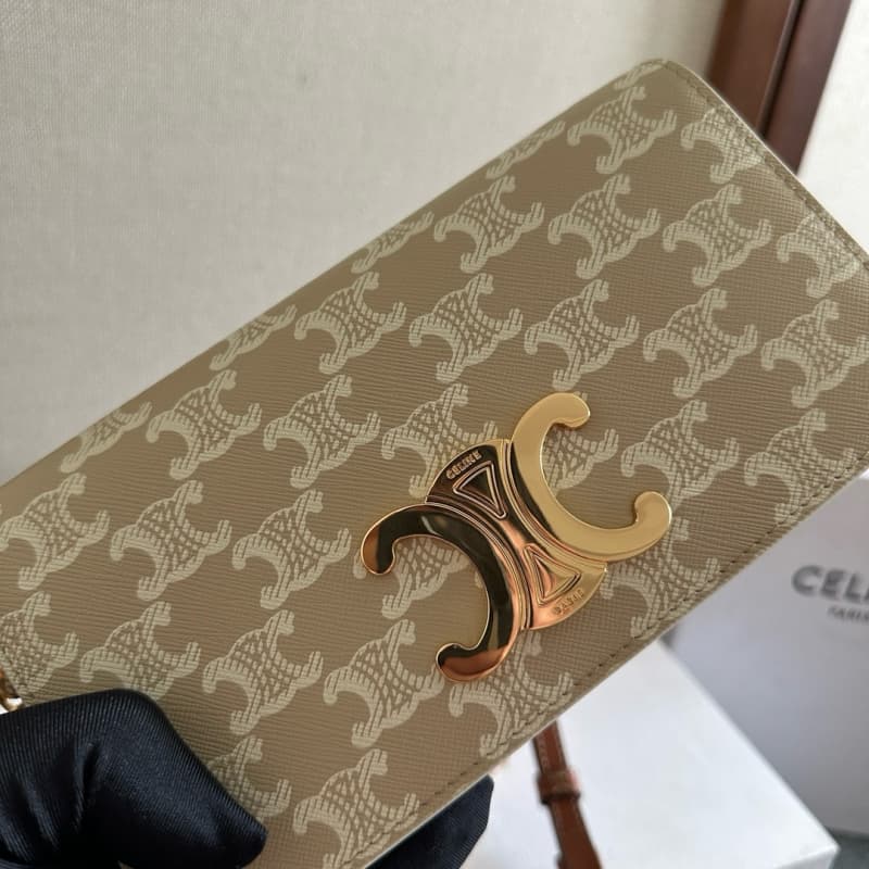 CELINE bags | TRIOMPHE CANVAS Logo Print | 20.5×11×4cm | 110972 | 06066