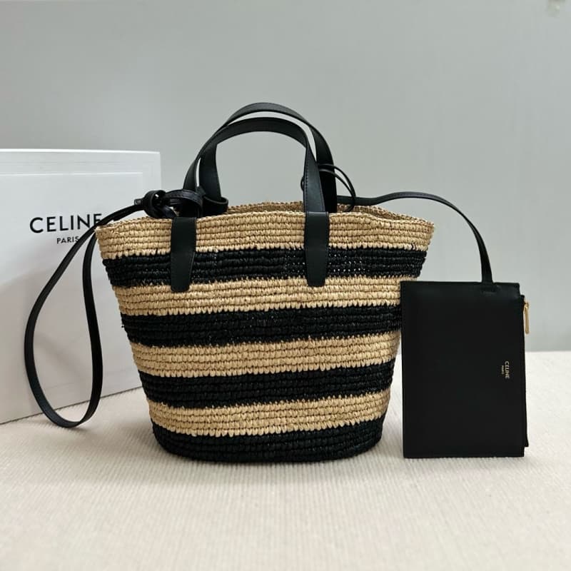 CELINE bags | TEEN Woven Classic Market Basket Series | 21.5×22×13cm | 115802 | 06068