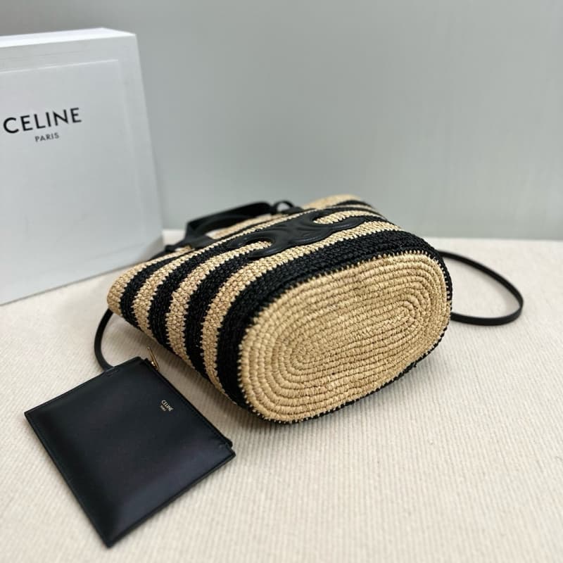 CELINE bags | TEEN Woven Classic Market Basket Series | 21.5×22×13cm | 115802 | 06068