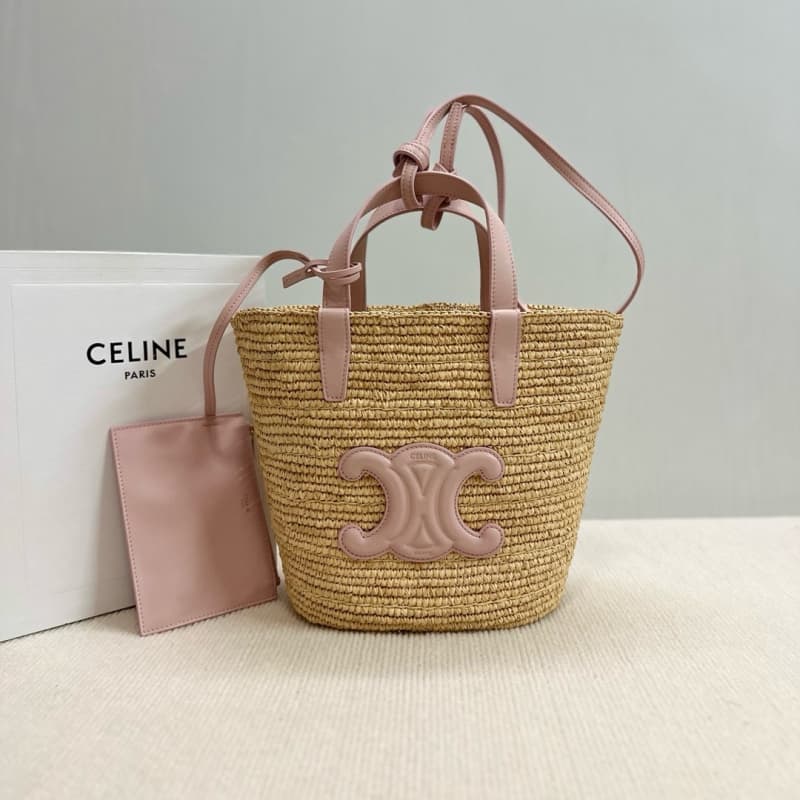 CELINE bags | TEEN Woven Classic Market Basket Series | 21.5×22×13cm | 115802 | 06068