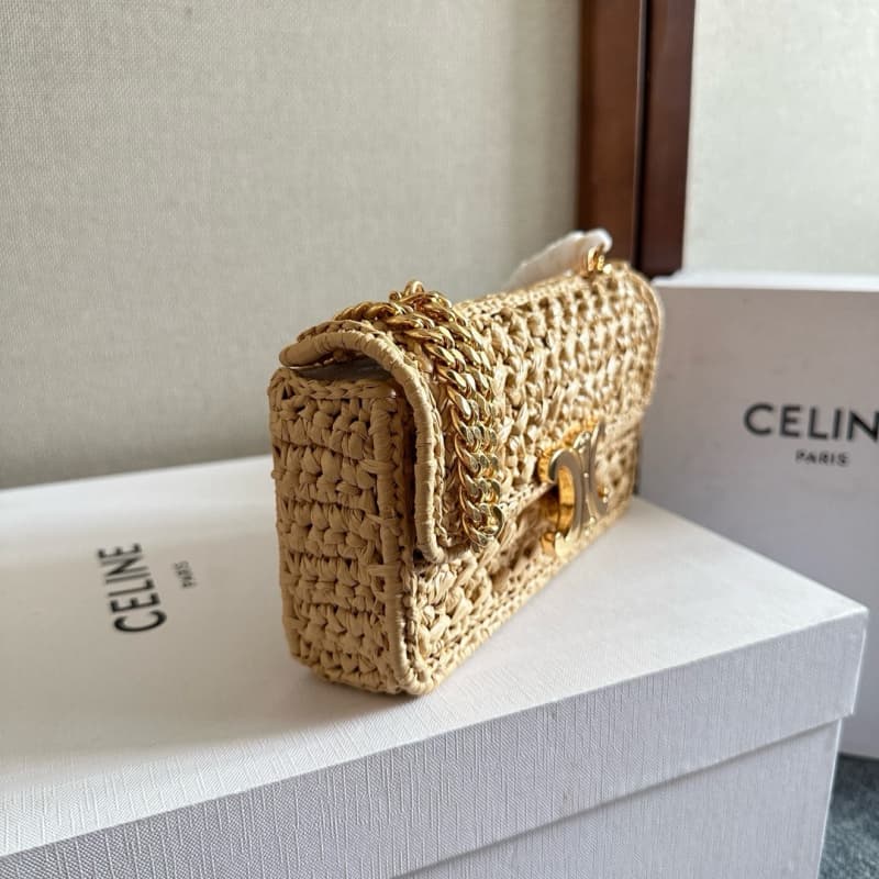 CELINE bags | Celine Plein Soleil woven bag/underarm bag | 20.5×10.5×4cm | 112252 | 06069