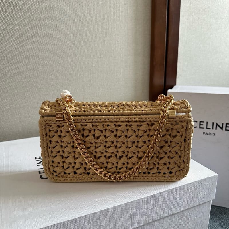 CELINE bags | Celine Plein Soleil woven bag/underarm bag | 20.5×10.5×4cm | 112252 | 06069