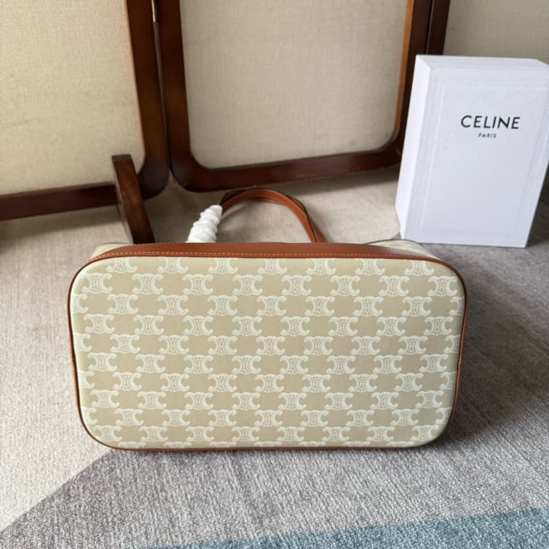 CELINE bags | CABAS Medium Logo Print Calfskin Handbag | 31.5×31.5×16cm | 115072 | 06074