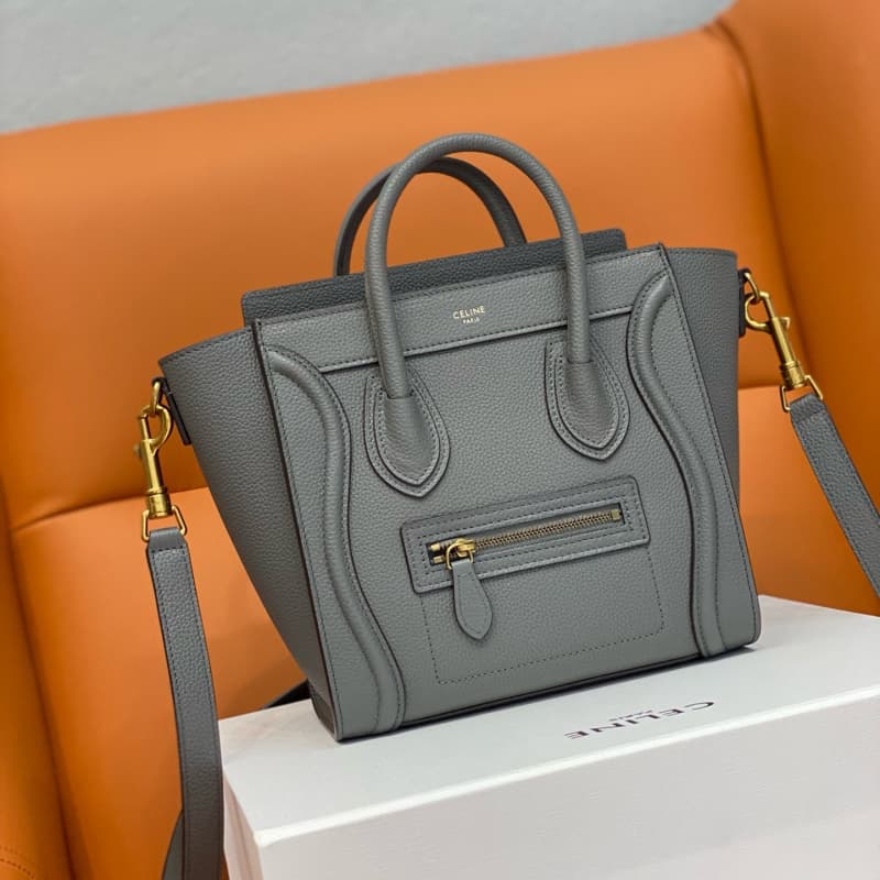 CELINE bags | LUGGAGE Calfskin Handheld/Crossbody Bag | 20cm | 168243 | 06084