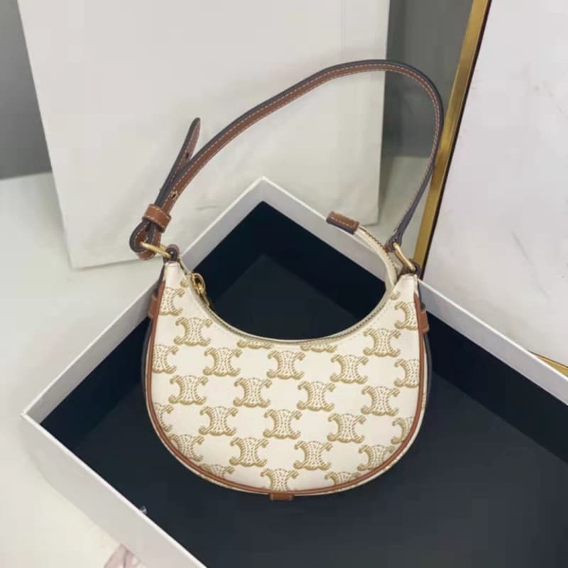 CELINE bags | TRIOMPHE CANVAS Mini AVA Underarm Bag | 16×8.5×4cm | CL193952s | 06097