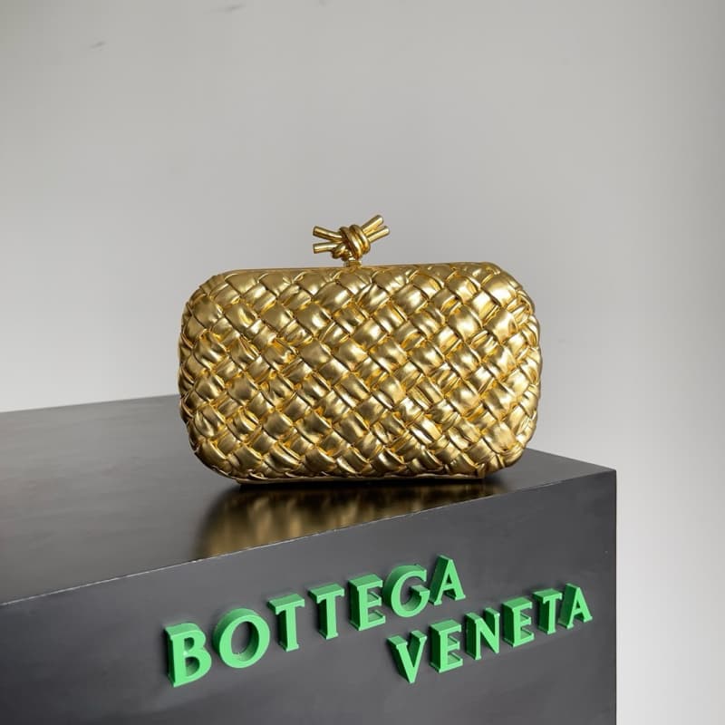 BOTTEGA VENETA Bags | BV | Knot Evening Clutch | 20.5×6×12.5 cm | 717622 | 07048