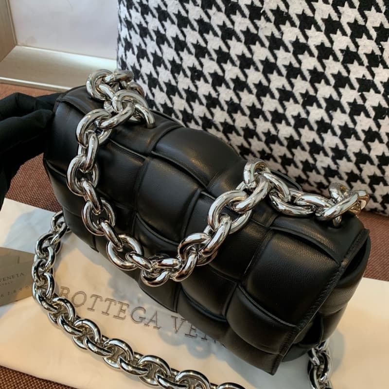 BOTTEGA VENETA Bags | BV | THE CHAIN CASSETTE Chain Pillow Bag/Block Bag | 26cm | 07059