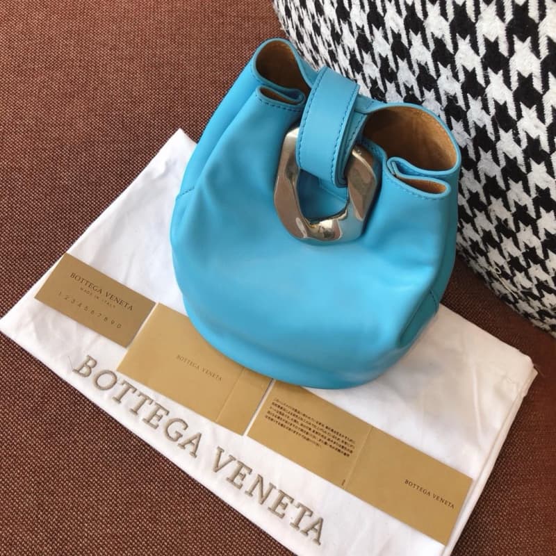 BOTTEGA VENETA Bags | BV | Drop Metal Buckle Bucket Bag / Shoulder Tote Bag | 18cm | 785807 | 07061