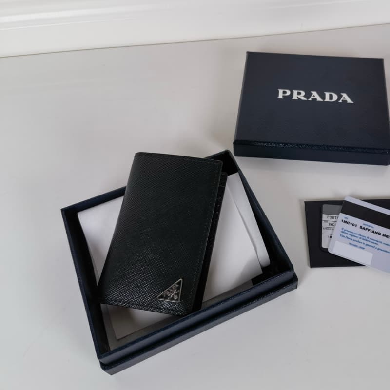 Prada bags | Crosshatch Unisex Card Holder | 11×7 cm | 2MC101 | 08006