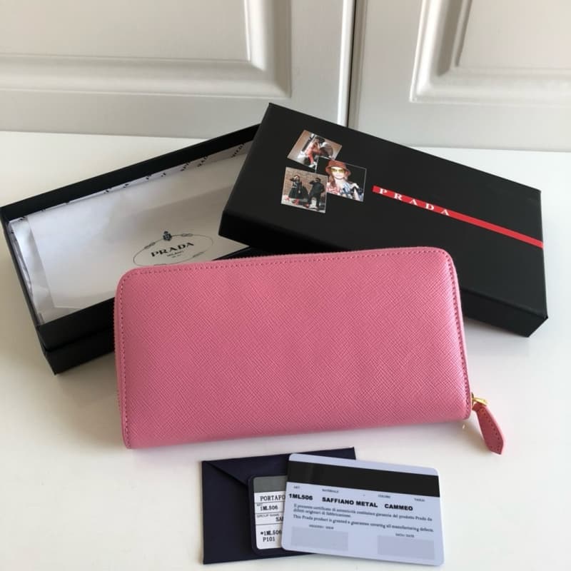 Prada bags | Women's Leather Wallet | 20×10.3 cm | 1ML506 | 08008