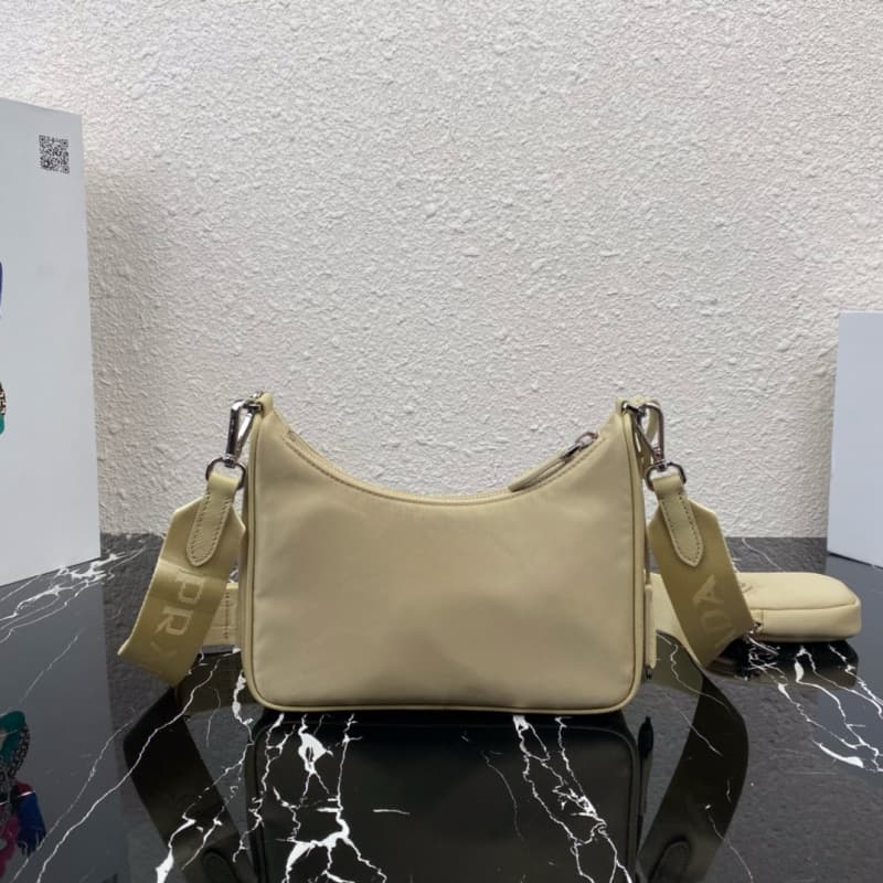 Prada bags | Prada Nylon Hobo Handheld/Underarm Bag | 22×12×6cm | 1BH204 | 08016