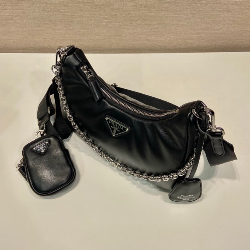 Prada bags | triple-threat shoulder bag | 22×18×6.5cm | 1BH204 | 08018