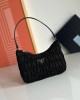 Prada bags | Nylon Pleated Hobo Handheld/Underarm Bag | 22×14×6cm | 1NE204 | 08020