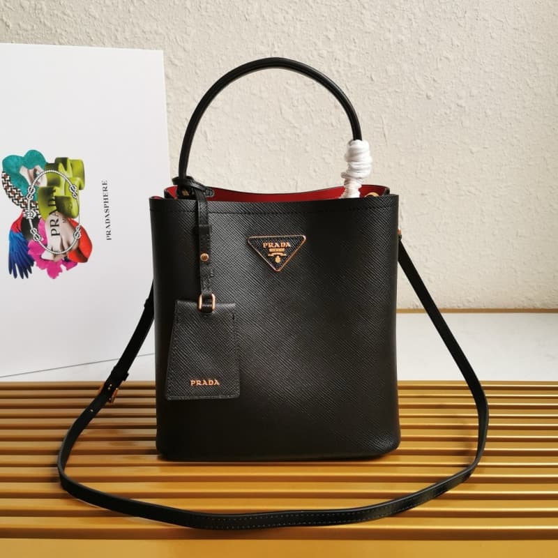 Prada bags | Prada Panier Medium Bucket Bag | 13×22×23cm | 1BA212 | 08048