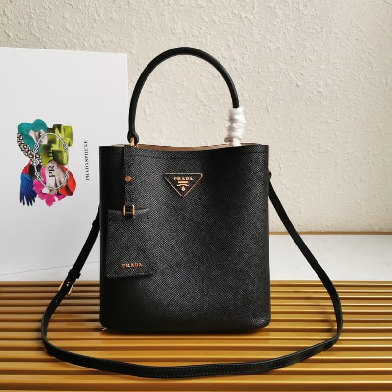 Prada bags | Prada Panier Medium Bucket Bag | 13×22×23cm | 1BA212 | 08048