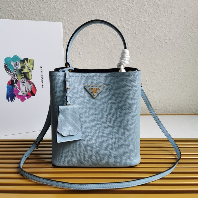 Prada bags | Prada Panier Medium Bucket Bag | 13×22×23cm | 1BA212 | 08048