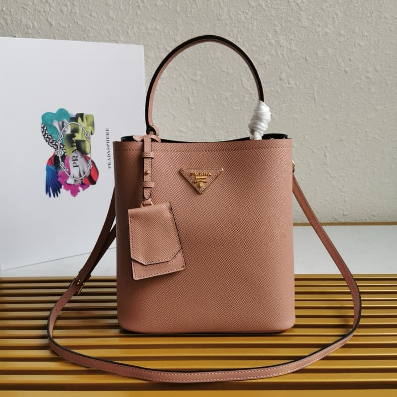 Prada bags | Prada Panier Medium Bucket Bag | 13×22×23cm | 1BA212 | 08048