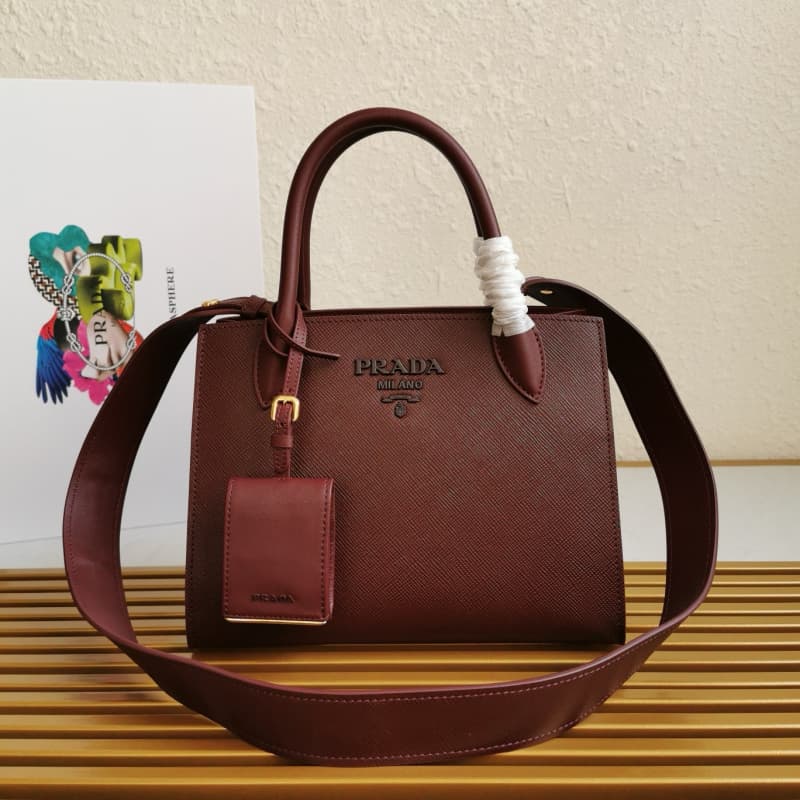 Prada bags | Saffiano Leather Handbag | 26×20×13.5cm | 1BA156 | 08051