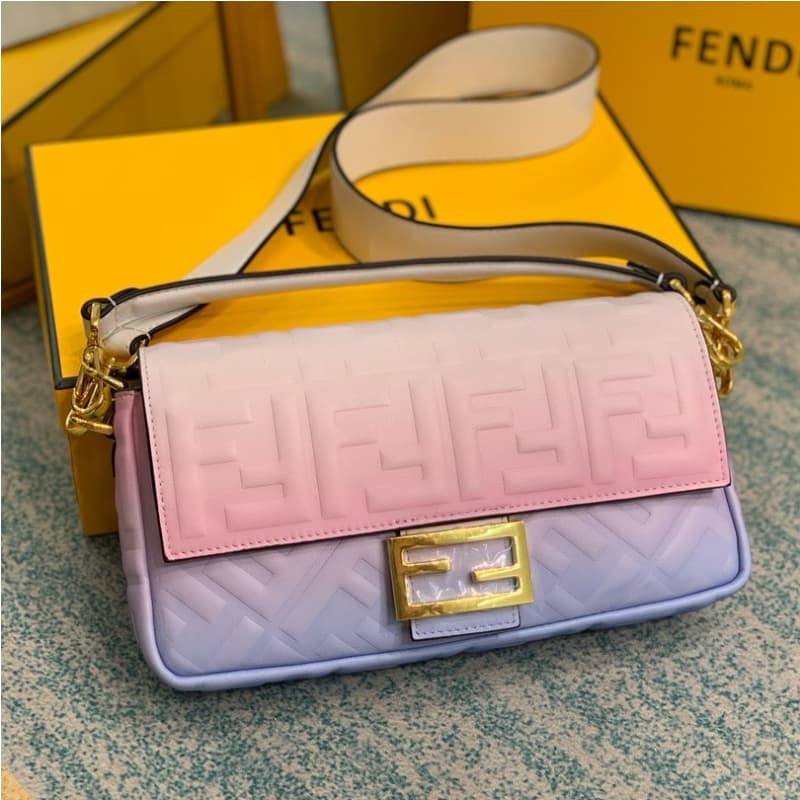 FENDI  bags | Fendi Gradient Color Baguette Bag | 26×5×15cm | 8BS600 | 10002