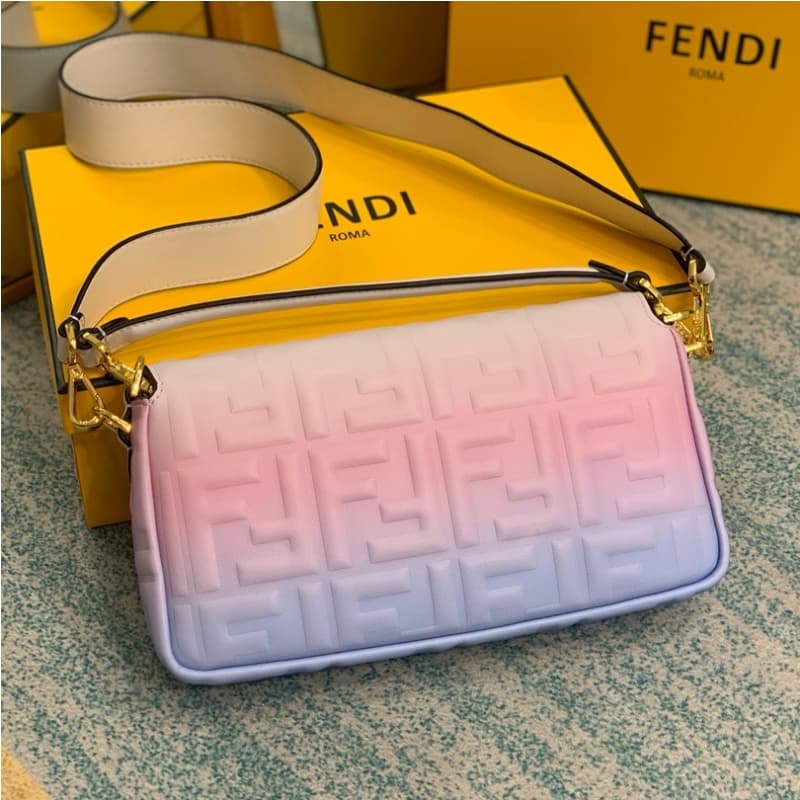 FENDI  bags | Fendi Gradient Color Baguette Bag | 26×5×15cm | 8BS600 | 10002