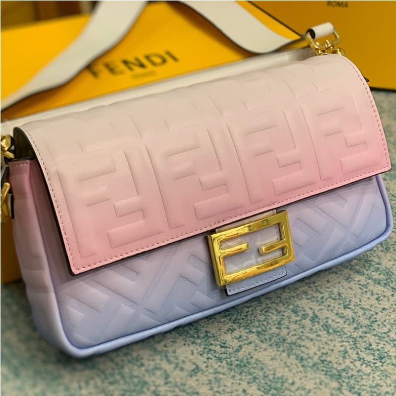 FENDI  bags | Fendi Gradient Color Baguette Bag | 26×5×15cm | 8BS600 | 10002