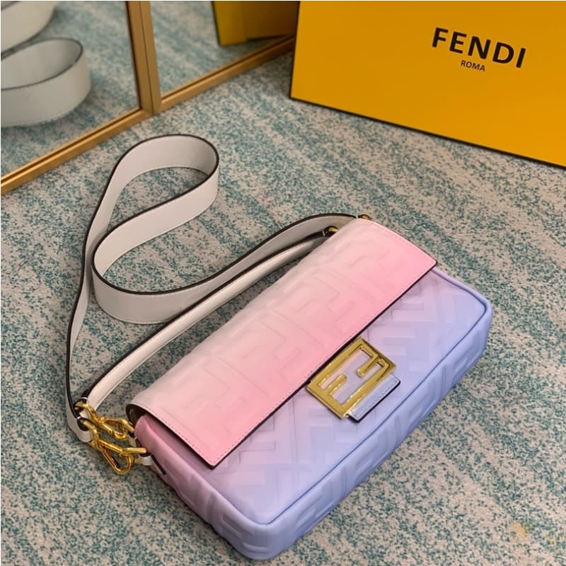 FENDI  bags | Fendi Gradient Color Baguette Bag | 26×5×15cm | 8BS600 | 10002