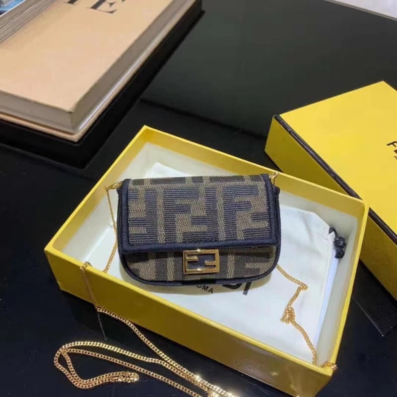 FENDI  bags | Fendi Nano Baguette bag | 10×7×2.5cm | 83317B35 | 10004