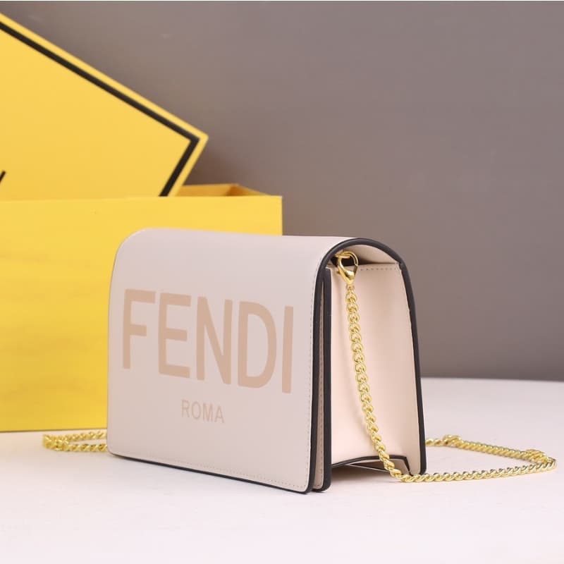 FENDI  bags | FENDI Chain Leather Wallet | 20×6×13cm | 8946 | 10011