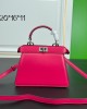 FENDI bags | Fendi Peekaboo ISeeU Petite Kitten Bag | 20×15.5×11cm | macaron color palette | 10014