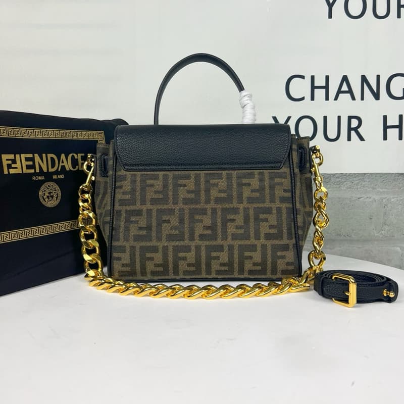 FENDI bags | Versace and Fendi Century Collaboration Medusa Series | Versace's iconic La Medusa handbag | 25×15×22cm | 9005 | 10019