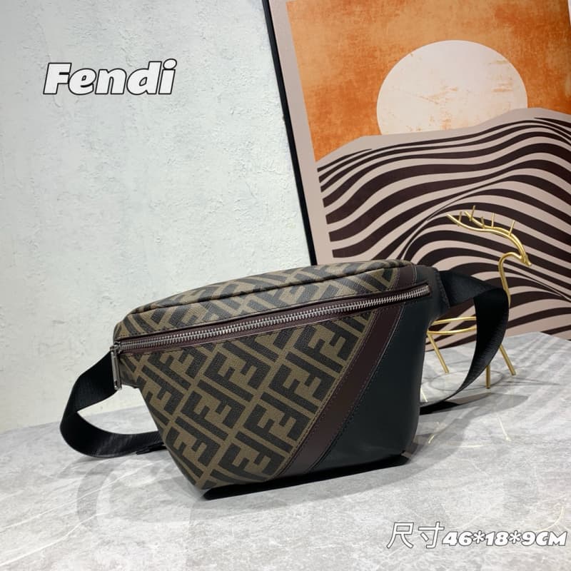 FENDI bags | Fendi Fall/Winter Zip Closure Waist Bag | 46×18×9cm | 10020