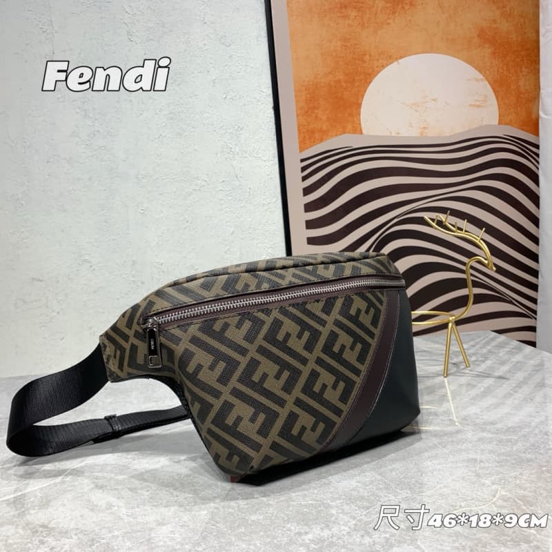 FENDI bags | Fendi Fall/Winter Zip Closure Waist Bag | 46×18×9cm | 10020